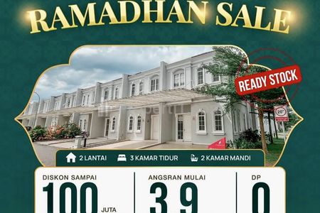 Dijual Rumah Modern Classic Brighton Signature READY UNIT Booking 5 Juta All In Punya Rumah Baru untuk Keluarga di Parung Panjang Bogor