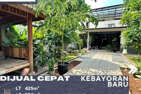Dijual Rumah Bagus Lingkungan Nyaman dan Asri di Kebayoran Baru Jakarta Selatan
