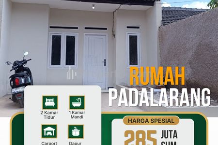 Jual Rumah Siap Huni 200 Jutaan di Padalarang Bandung Barat, Dekat Kota Baru