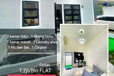 Jual Rumah Subsidi di Cisoka, Dekat Stasiun Tangerang DP 4.5 Juta Cicilan Flat Sampe Lunas 
