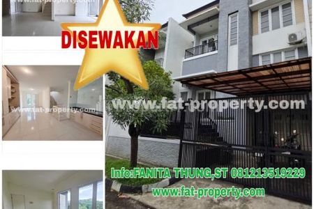 Sewa MURAH Rumah Bagus Taman Permata Buana Jakarta Barat - Tipe 4+1 Kamar