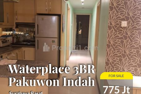 DIjual Apartment Waterplace Tower C Pakuwon Indah Surabaya - 2+1 BR Furnished