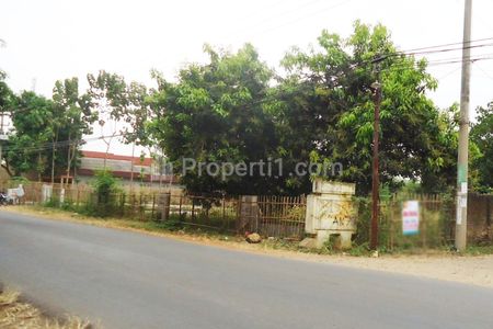 Dijual Tanah di Haurgeulis, Indramayu - Jalan Utama Murah Banget