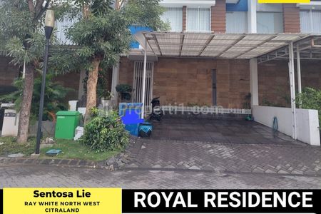Disewakan Rumah Royal Residence Wiyung Surabaya, Dekat Pakuwon Mall, Citraland - Full Furnished Modern, Taman Luas Depan Belakang, AC, Water Heater 