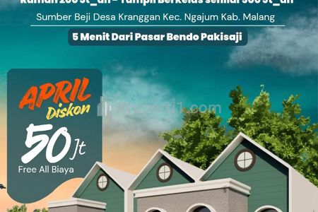 Dijual Rumah Kranggan Inside Ngajum Malang 200 Jutaan