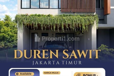 Dijual Rumah 2 Lantai di Duren Sawit, Jakarta Timur