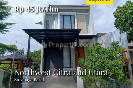 Disewakan Rumah Full Furnish Northwest Citraland Utara Pakal Surabaya Barat