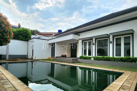 Dijual Rumah Asri di Kemang Bangka Jaksel – LT 696m², Pool, Nego!