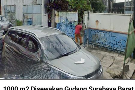 Disewakan Gudang 1000 m2  di Jalan Raya Sukomanunggal - Nol Jalan Raya - Surabaya Barat - Akses Truk Besar