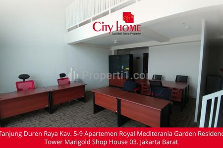 Jual Office Soho Podomoro City (Neo Soho) Jakarta Barat - Type Ebony Furnished Luas 115,62m2/123,84 m2