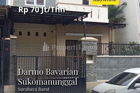 Disewakan Rumah Lokasi Strategis Darmo Bavarian Sukomanunggal Surabaya Barat