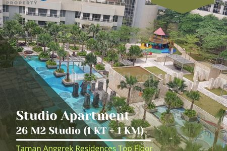 Sewa Unit Studio Cantik di Apartemen Taman Anggrek Residences – High Floor & Full Furnished! 🌟