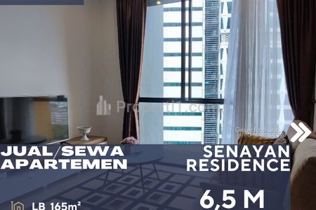 Dijual Apartemen Senayan Residence 3+1 BR View Bagus