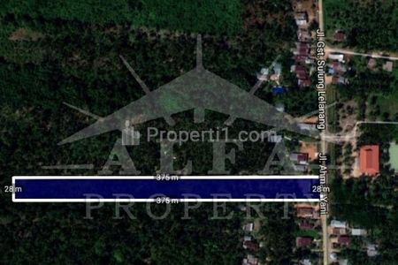 Jual Tanah Luas Plus Kebun Sudah Timbun Keras Cocok Bangun Villa Mess Resort Kantor di Mempawah, Pontianak