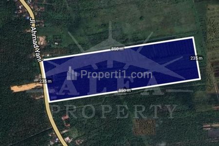 Jual Tanah Luas Plus Kebun Sudah Timbun Keras Cocok Bangun Villa Mess Resort Kantor