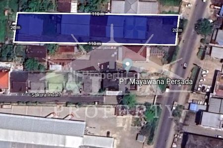 Jual Tanah Plus Bangunan Cocok Kantor Gudang Workshop Showroom