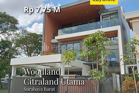 Dijual Rumah Baru dengan Smarthome System di Woodland Citraland Surabaya