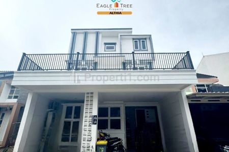 Dijual Rumah Minimalis 3 Lantai, Ada Kolam Renang, Siap Huni dalam Cluster Permata Bintaro Sektor 9, Pondok Aren Tangerang Selatan