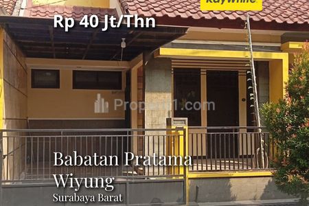 Disewakan Rumah Semi Furnish di Babatan Pratama Wiyung Surabaya