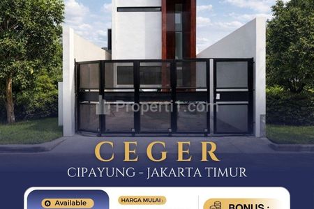 Dijual Rumah 2 Lantai Strategis Dekat Mabes di Cipayung, Jakarta Timur