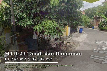 Dijual LELANG Rumah 2 Lantai Meruya Utara, Jakarta Barat 243/332m² – Harga Limit 2,56 Miliar Pasaran Masih 3,84 M NEGO!!