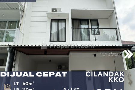 Dijual Rumah 3 Lantai Area Nyaman dan Strategis Siap Huni di Cilandak Jakarta Selatan