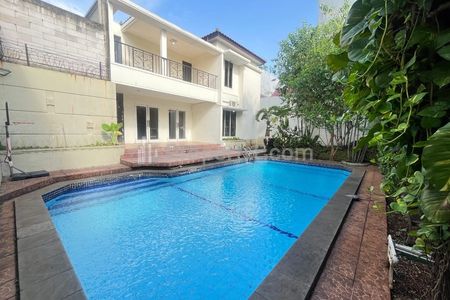 For Rent Classic Luxury House at Kemang South Jakarta - 4 BR 577M2 with Private Pool