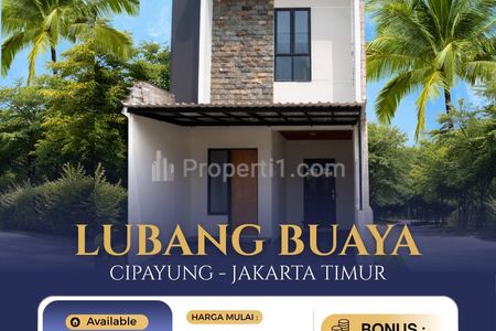 Dijual Rumah Murah 800 Jutaan di Lubang Buaya, Cipayung, Jakarta Timur