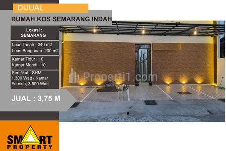 Jual Kost Exclusive Hadap Utara di Semarang Indah dekat Mall The Park dan Sekolah DCS Semarang