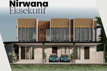 Dijual Rumah Baru Nirwana Eksekutif Wonorejo Rungkut Surabaya Timur - Surat SHM Dekat Raya MERR, Galaxy Mall - 1 Milyaran