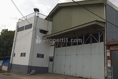 Dijual Gudang Akses Kontainer 40Ft di Jalan Kemuning Raya Bekasi