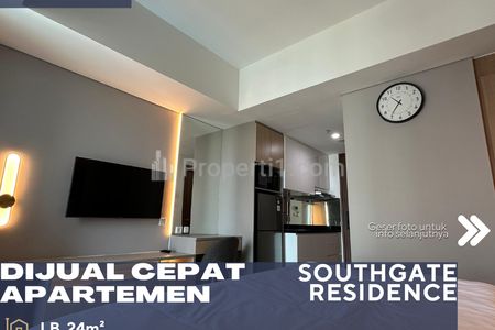 Dijual Apartemen Southgate Residence Tipe Studio Full Furnish