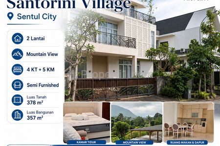Dijual Rumah Mewah Santorini Siap Huni Full Furnished Lokasi Bogor