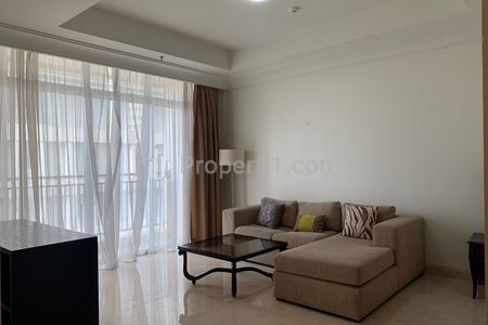 Sewa Apartemen 2+1 BR Semi Furnished di Pakubuwono View Jakarta Selatan