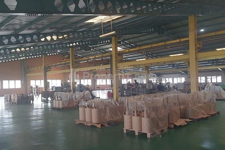Dijual Lahan & Gedung Pabrik Panel Listrik di Cikupa Tangerang