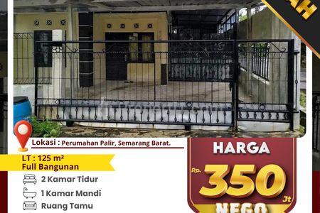 Jual Rumah Hook, Lingkungan Nyaman Berpenduduk di Palir Utama, Ngaliyan, Semarang