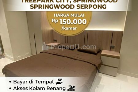Sewa Apartemen Harian Tree Park City Cikokol