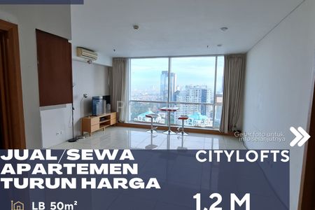 Dijual Apartemen Cityloft Sudirman Studio Type Semi Furnish