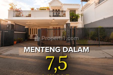 DIJUAL RUMAH SIAP HUNI 2 LANTAI DI MENTENG DALAM, TEBET – JAKARTA SELATAN