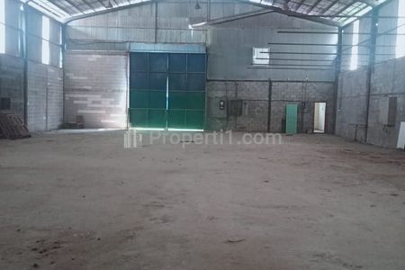 Disewakan Gudang Siap Pakai Akses Truk Fuso di Pengasinan Bekasi