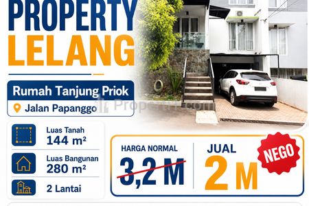 Dijual Rumah 2 Lantai Lokasi Strategis di Cilandak Timur Jakarta Selatan - Harga di Bawah Pasaran - Nego !!