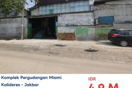 Dijual Gudang Miami Luas Tanah 634 m2 di Kalideres, Jakarta Barat