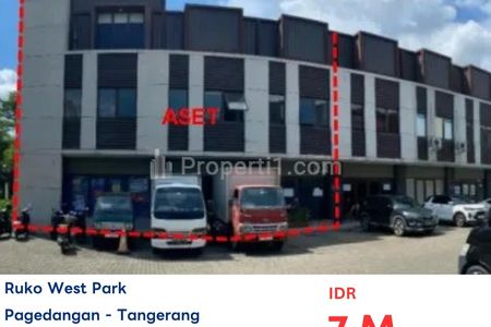 Dijual Ruko Vanya Park, West Park, 3 Unit Gandeng di Tangerang