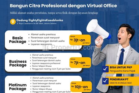 Sewa Virtual Office Daerah Casablanca Jakarta Selatan Harga Murah dan Fasilitas Lengkap