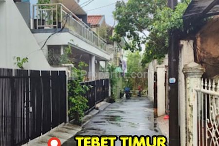 Dijual Rumah di Tebet Timur Jakarta Selatan - Hitung Tanah Lokasi Strategis Jalan 1 Mobil