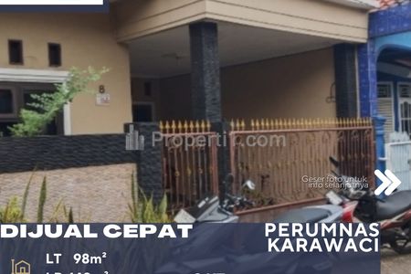 Dijual Rumah 2 Lantai Siap Huni dalam Perumnas Karawaci di Cibodas Tangerang