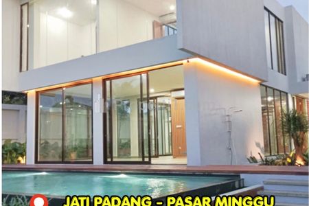 Dijual Rumah Baru Modern Tropical di Jati Padang Jakarta Selatan, Lokasi Strategis Akses 2 Mobil
