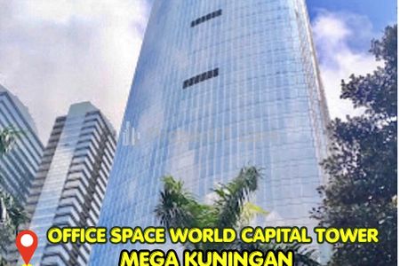 Jual Office Space World Capital Tower CBD Mega Kuningan Jakarta Selatan Luas 118m2 Prime Location