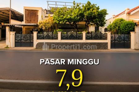 Dijual Rumah Homey, Asri di Area Komersial Sahira, Pasar Minggu, Jakarta Selatan