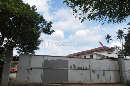 Disewakan Gudang 2 Bangunan Akses Kontainer dan Mobil Trailer di Cimuning Bekasi